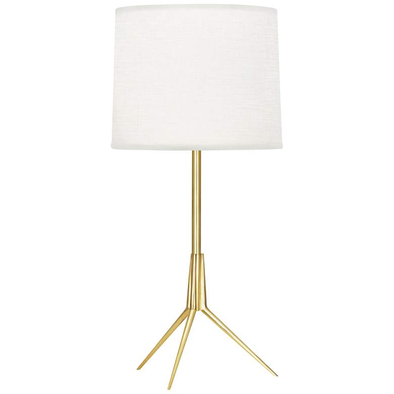 Image 1 Robert Abbey Martin Modern Brass Tripod Accent Lamp