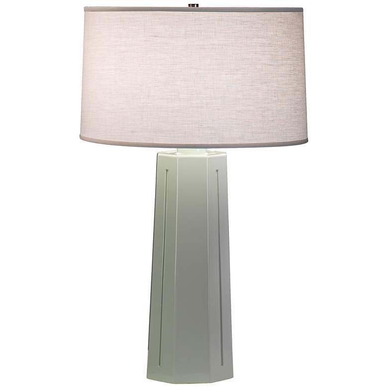 Image 1 Robert Abbey Mason Celadon 26 inch High Table Lamp