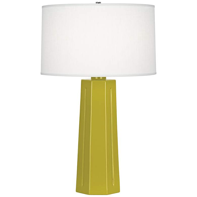 Image 1 Robert Abbey Mason Citron Ceramic Table Lamp