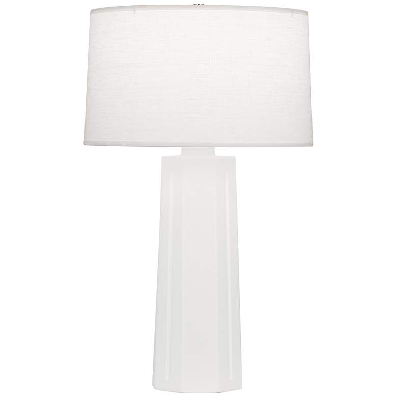 Image 1 Robert Abbey Mason Lily Glazed Ceramic Table Lamp