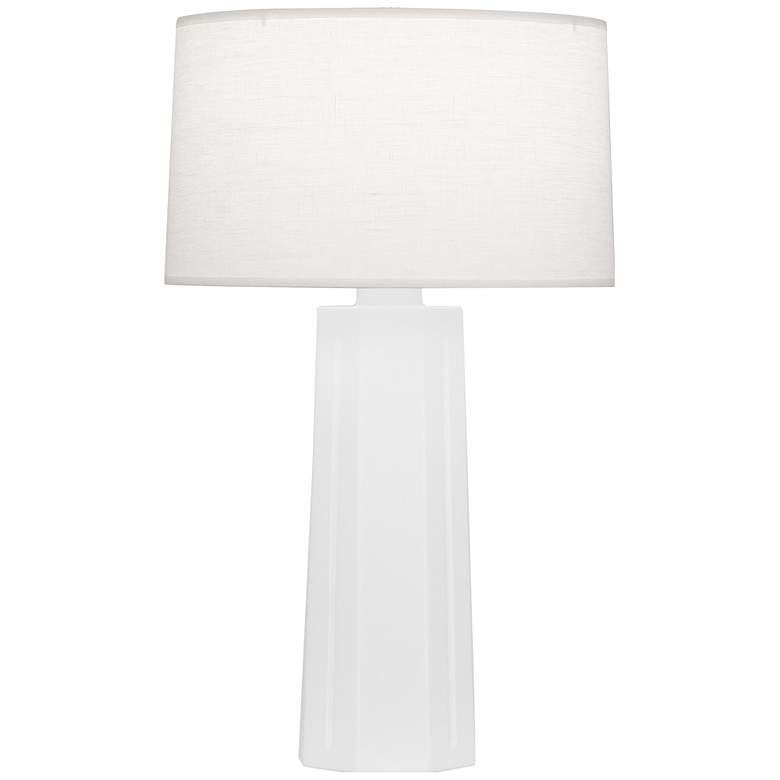 Image 1 Robert Abbey Mason Matte Daisy Glazed Ceramic Table Lamp