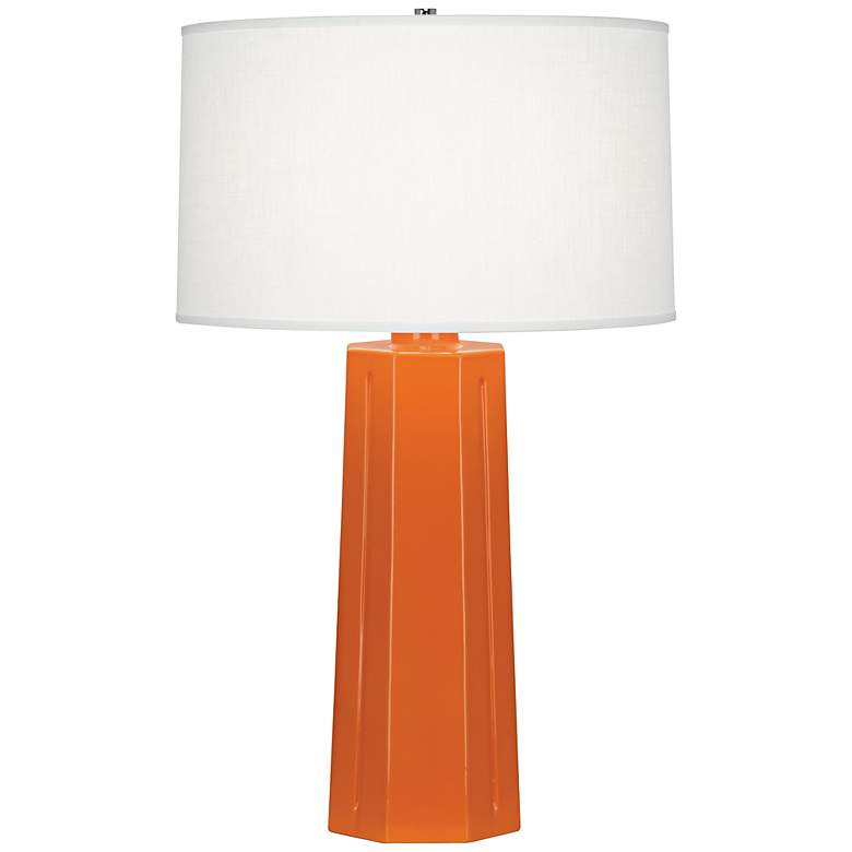 Image 1 Robert Abbey Mason Pumpkin 26 inch High Table Lamp