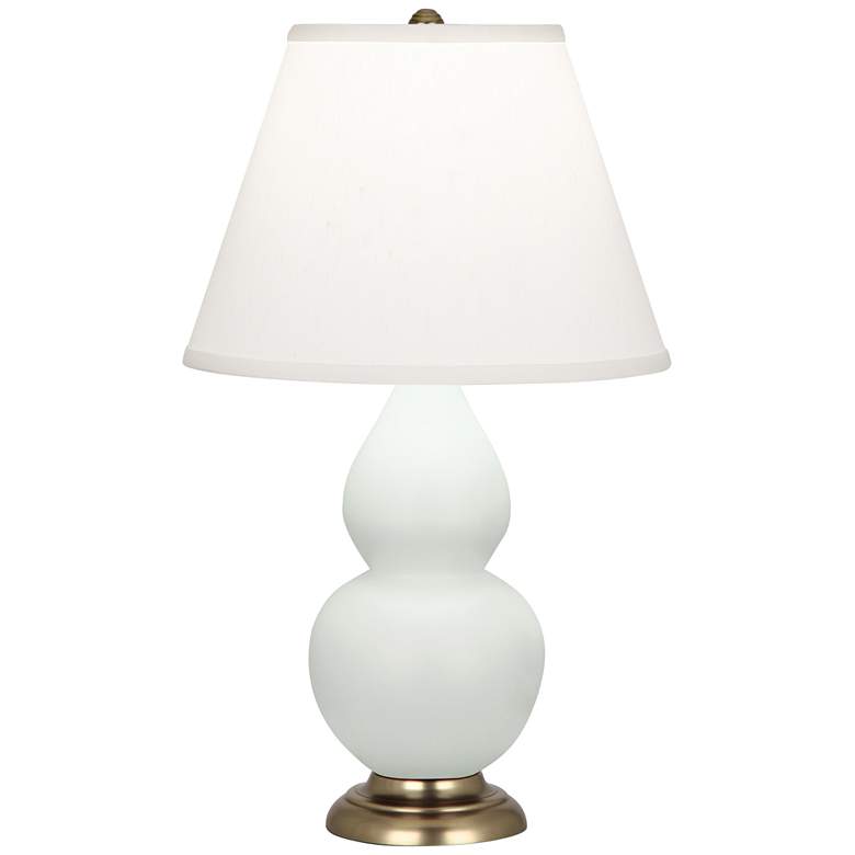 Image 1 Robert Abbey Matte Celadon Small Double Gourd Accent Lamp