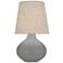 Robert Abbey Matte Smoky Taupe June Table Lamp