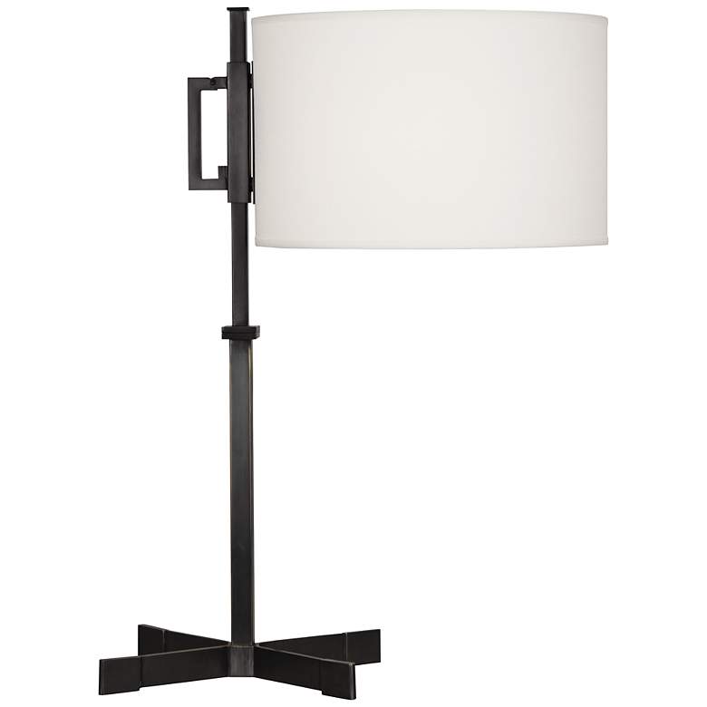 Image 1 Robert Abbey Max Deep Patina Bronze Modern Desk Lamp