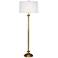 Robert Abbey Monroe 67 1/2" High Antique Brass Floor Lamp