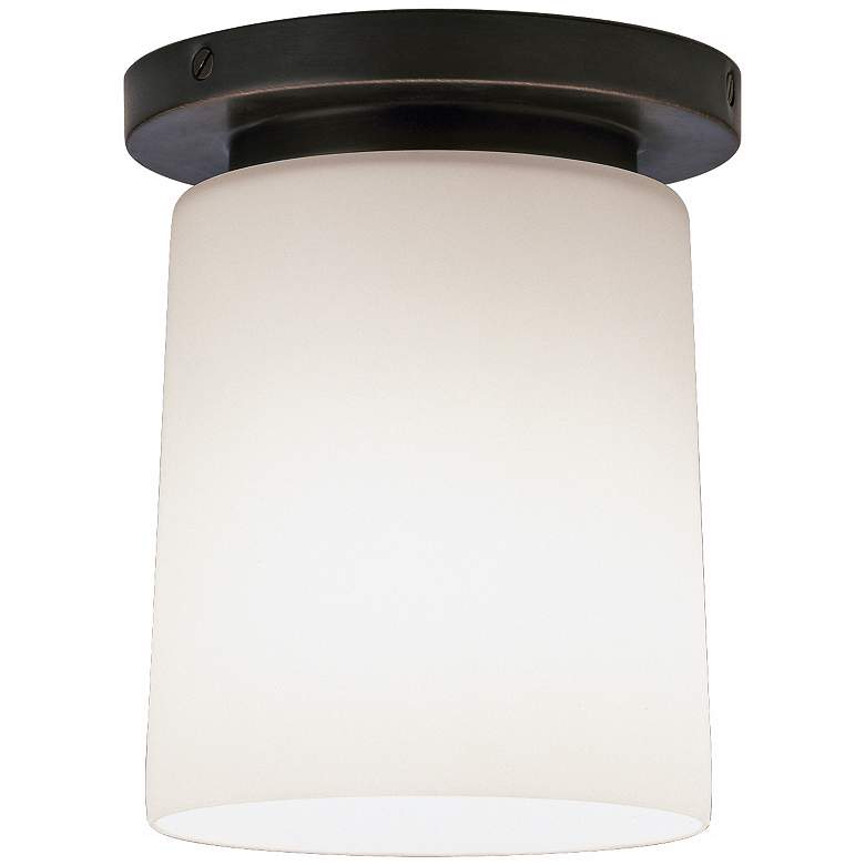 Image 2 Robert Abbey Nina Bronze 6" Wide Flushmount Ceiling Light