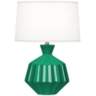 Robert Abbey Orion 17 3/4" Emerald Green Ceramic Accent Lamp