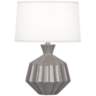 Robert Abbey Orion 17 3/4"H Smokey Taupe Ceramic Accent Lamp