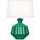 Robert Abbey Orion 17 3/4" Emerald Green Ceramic Accent Lamp
