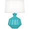 Robert Abbey Orion 17 3/4" High Egg Blue Ceramic Accent Lamp