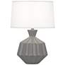 Robert Abbey Orion 17 3/4" Matte Gray Accent Table Lamp
