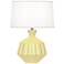 Robert Abbey Orion 17 3/4"H Butter Yellow Ceramic Lamp