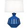 Robert Abbey Orion 17 3/4"H Marine Blue Ceramic Accent Lamp