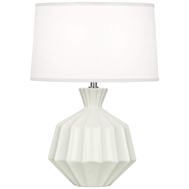 Image 1 Robert Abbey Orion 17 3/4 inchH Matte Lily Ceramic Accent Lamp
