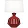 Robert Abbey Orion 17 3/4"H Oxblood Red Ceramic Accent Lamp