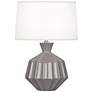 Robert Abbey Orion 17 3/4"H Smokey Taupe Ceramic Accent Lamp