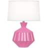 Robert Abbey Orion 17 3/4" Pink Ceramic Accent Lamp