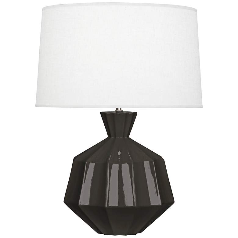 Image 1 Robert Abbey Orion 27 inch Coffee Ceramic Table Lamp