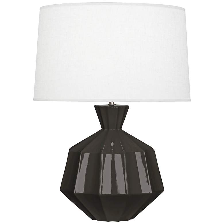 Image 1 Robert Abbey Orion 27" Coffee Ceramic Table Lamp