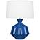 Robert Abbey Orion 27" Marine Blue Ceramic Table Lamp