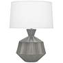 Robert Abbey Orion 27" Matte Gray Taupe Ceramic Table Lamp