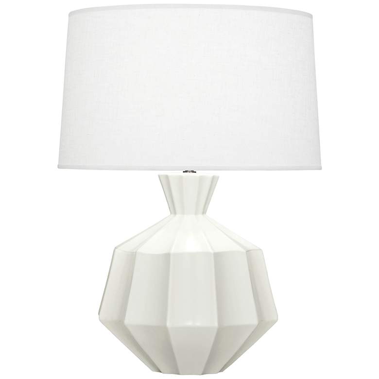 Image 1 Robert Abbey Orion 27 inch Matte Lily Ceramic Table Lamp