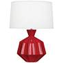 Robert Abbey Orion 27" Ruby Red Ceramic Table Lamp