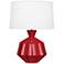 Robert Abbey Orion 27" Ruby Red Ceramic Table Lamp