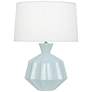 Robert Abbey Orion Baby Blue Ceramic Table Lamp