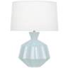 Robert Abbey Orion Baby Blue Ceramic Table Lamp