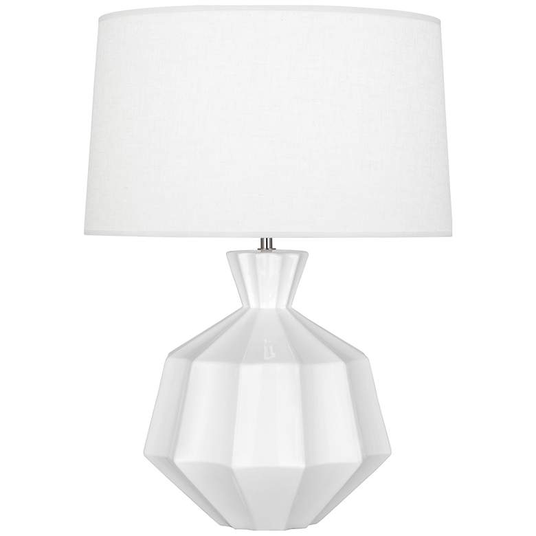 Image 1 Robert Abbey, Orion, Daisy Glazed Ceramic, Table Lamp