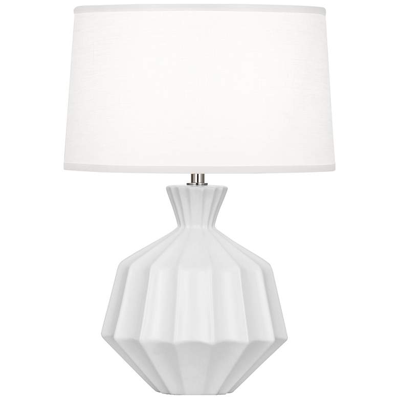 Image 1 Robert Abbey, Orion, Matte Daisy Glazed Ceramic, Accent Lamp