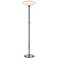 Robert Abbey Ovo 66" High Polished Nickel Modern Floor Lamp