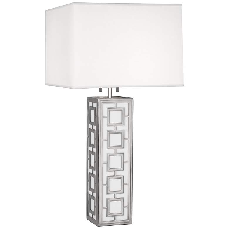 Image 1 Robert Abbey Parker Polished Nickel Table Lamp