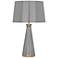 Robert Abbey Pearl 29 1/2" Brass and Smokey Taupe Lacquered Table Lamp