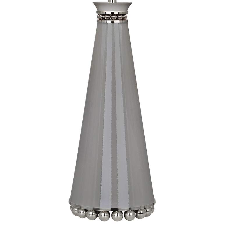 Image 2 Robert Abbey Pearl Smokey Taupe and Nickel Table Lamp more views