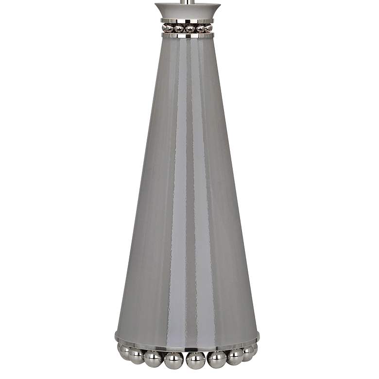 Image 2 Robert Abbey Pearl Smokey Taupe and Nickel Table Lamp more views