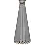 Robert Abbey Pearl Smokey Taupe and Nickel Table Lamp
