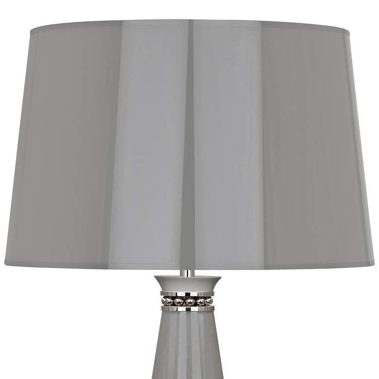 Image 3 Robert Abbey Pearl Smokey Taupe and Nickel Table Lamp more views