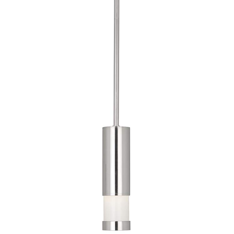 Image 1 Robert Abbey Peek 3" Wide Polished Aluminum Mini Pendant Light