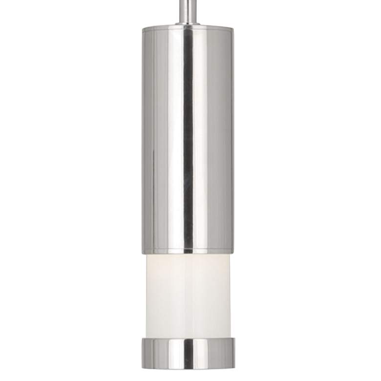 Image 2 Robert Abbey Peek 3" Wide Polished Aluminum Mini Pendant Light more views
