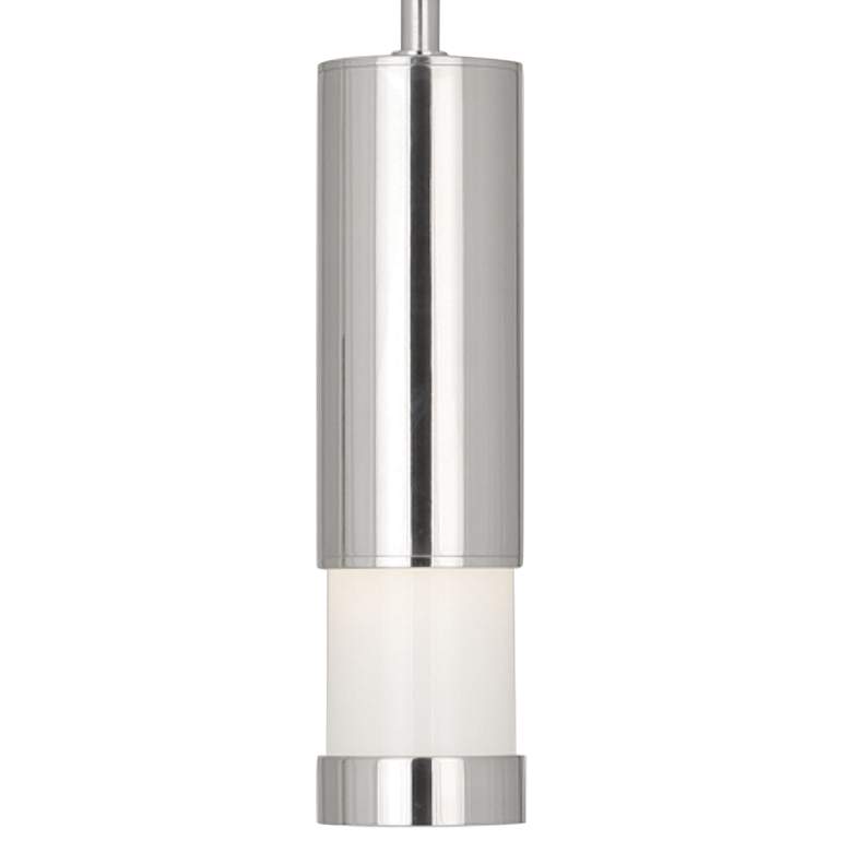 Image 2 Robert Abbey Peek 3 inch Wide Polished Aluminum Mini Pendant Light more views