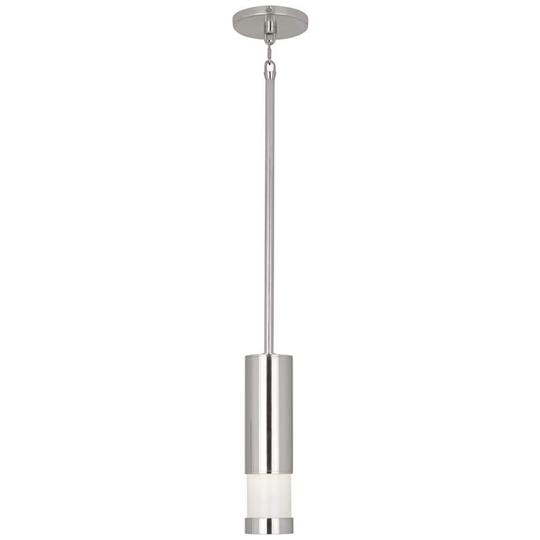 Image 4 Robert Abbey Peek 3" Wide Polished Aluminum Mini Pendant Light more views