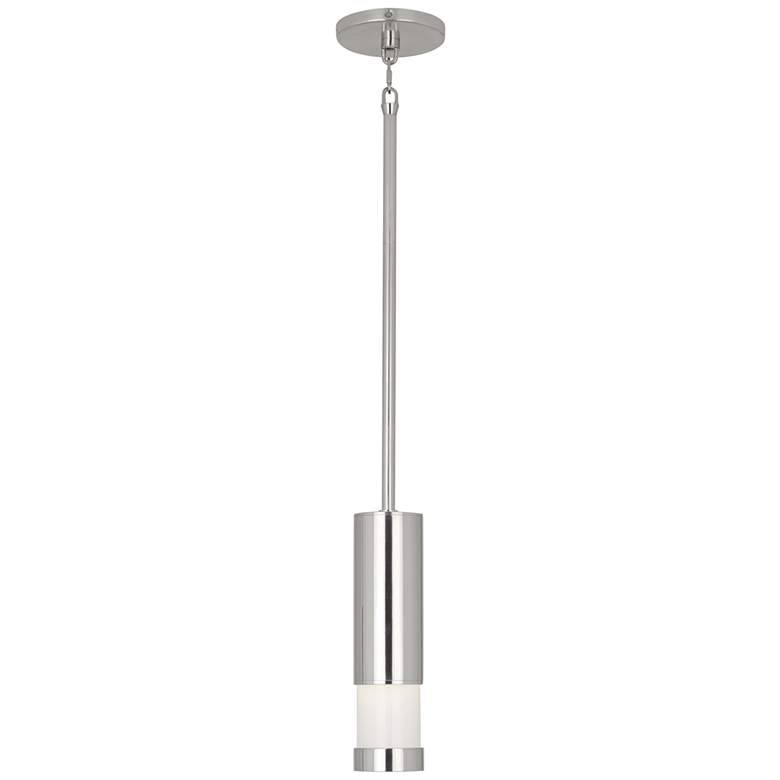 Image 4 Robert Abbey Peek 3 inch Wide Polished Aluminum Mini Pendant Light more views