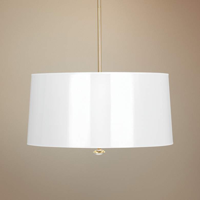 Image 1 Robert Abbey Penelope 25 1/2"W Polished Brass Pendant Light