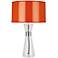 Robert Abbey Penelope Large Orange Shade Table Lamp