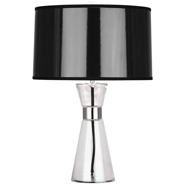 Image 1 Robert Abbey Penelope Small Black Shade Accent Table Lamp