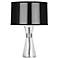 Robert Abbey Penelope Small Black Shade Accent Table Lamp