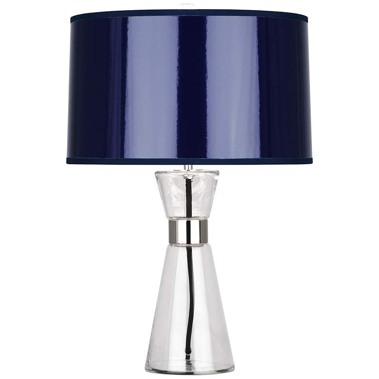Image 1 Robert Abbey Penelope Small Navy Blue Shade Table Lamp